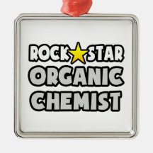 Rock Star Organic Chemist Christmas Tree Ornament