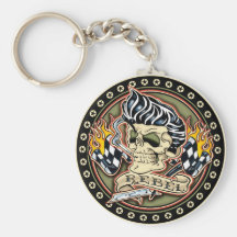 Rockabilly RebellenKeychain Schlüsselbänder