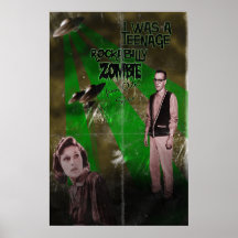 Rockabilly Zombie Plakate
