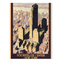 Rockefeller Mittelnew york Postkarte