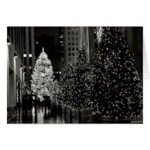 Rockefellermittelweihnachtsbaum-Karte
