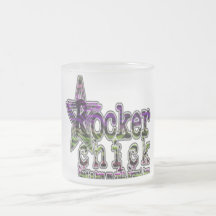 Rocker-Küken - mattierter Glasbecher Kaffeetassen