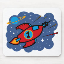 Rocket-Schiffs-1. Geburtstag Mousepad