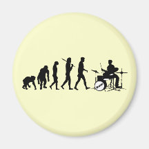Rockmusik-Schlagzeuger und Jazz Dubstep Trommeln Kühlschrankmagnet