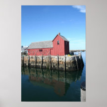 Rockport, Bretterbude fischend Posterdrucke