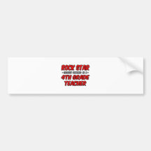 Rockstar-… 4. Grad-Lehrer Auto Sticker