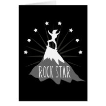 Rockstar Grußkarte