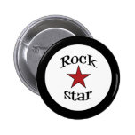 Rockstar-Knopf Anstecknadel