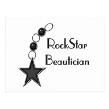 RockstarBeautician Postkarte