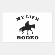 Rodeo mein Leben Aufkleber