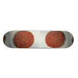 Rohes Hamburgerpastetchen Skate Board