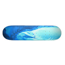 Rohrleitungs-Blau-Raum Skateboard Deck