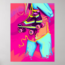 Rollen-Skate-Plakat