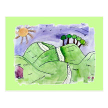 Rolling Hills Postkarte