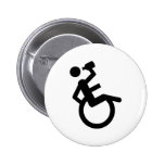 Rollstuhl Boozer-Rollstuhl Anstecknadelbutton