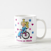 Rollstuhl-Prinzessin Kaffeetasse
