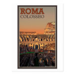Rom - Colosseum und der Mond Postkarte