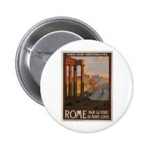 Rom durch das Mont-Cenis Anstecknadelbutton