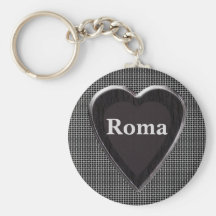 Rom stahl mein Herz Keychain Schlüsselband