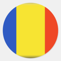Romaina Flag Sticker