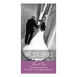 ROMANCE IN LILA WEDDING %PIPE% DANKEN IHNEN ZU KAR BILDER KARTEN