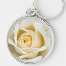 Romantic Rose Floral  Wedding Key Chains