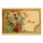 ROMANTICA MONOGRAMM-UAWG, rotes blaues rosa Gold Einladungen