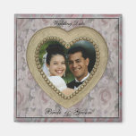 Romantische Foto-Rahmen-Gastgeschenk Hochzeit Magnets
