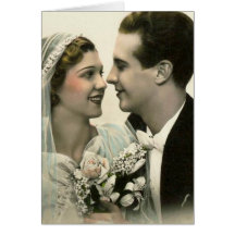 Romantische Hochzeit Karte