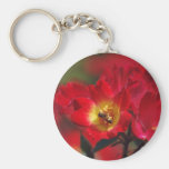 Romantische Rose und Bedeutung Schlüsselanhänger