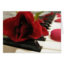 Romantische Rosen-Liebe Karten