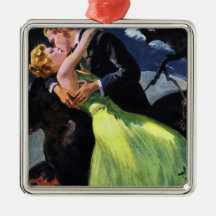 Romantischer Kuss Weihnachtsornament