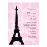 Romantisches Paris-Brautparty Einladung
