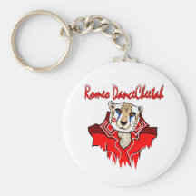 Romeo-Tanz-Gepard Schlüsselbänder