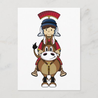 Child on R  Mischer Soldat Mit Schild U  Pferdepostkarte Von Markmurphycreative