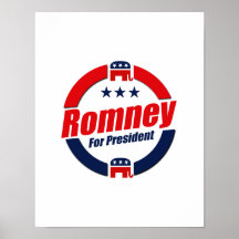 ROMNEY FÜR PRÄSIDENTEN (republikanisch) Plakate