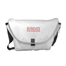 ROMNEY FÜR PRÄSIDENTEN (rot) Kuriertaschen