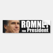 Romney für Präsidenten - Wahl Autoaufkleber