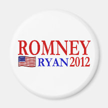ROMNEY - Knopf RYANS 2012 Magnets
