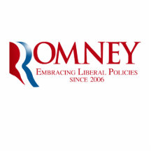 Romney - liberale Politik seit 2006 umfassend Acryl Ausschnitte