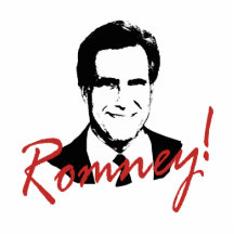 Romney signierte Bild Fotostatue