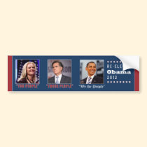 Romneys "Leute" | Obama: "Wir die Leute " autoaufkleber