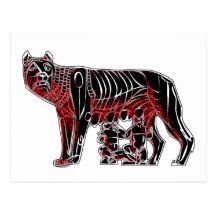 Romulus und Remus Postkarte