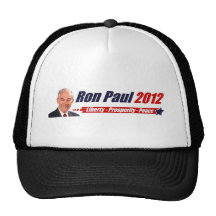 Ron Paul 2012: Freiheit, Wohlstand, Frieden Mütze