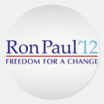 Ron Paul 2012 Runde Aufkleber
