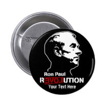 Ron Paul-Revolution Custopmizable Knöpfe buttons