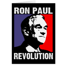 Ron Paul-Revolution Grußkarte