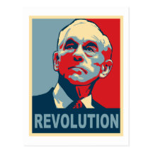Ron Paul-Revolution Postkarten