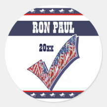 Ron Paulpräsident 2012 FERTIGEN besonders an Runder Sticker