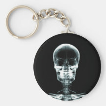 RÖNTGENBLICK-SKELETON SCHÄDEL - VORLAGE SCHLÜSSELANHÄNGER